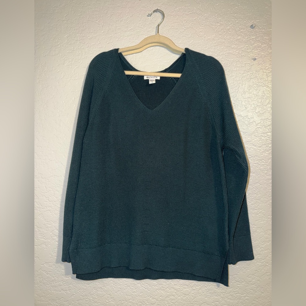 Athleta Hanover Refined V-Neck Sweater